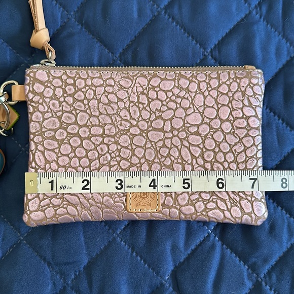 NWOT- Consuela Genuine Leather Wristlet with Tassel Keychain - Picture 7 of 9